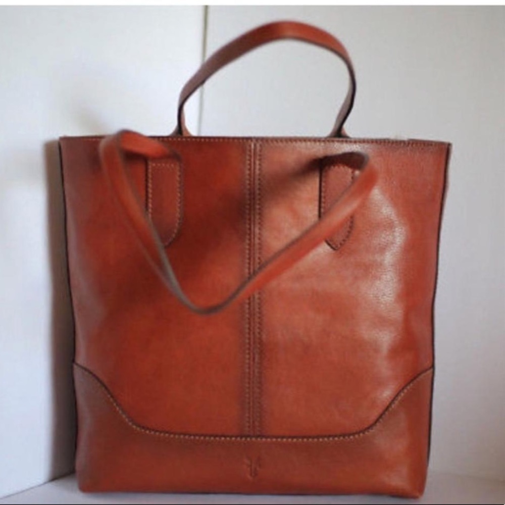 Frye Leather Ring Tote bag in Cognac - Picture 2 of 2